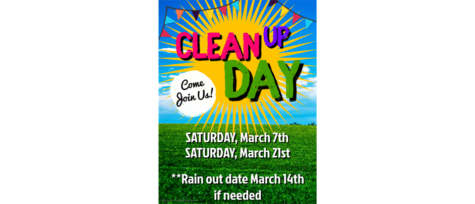 Wurzelbacher Clean Up Days!!!